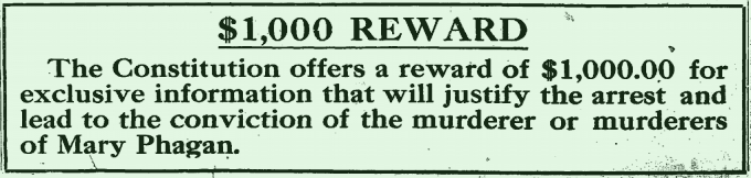 Thousand Dollar Reward