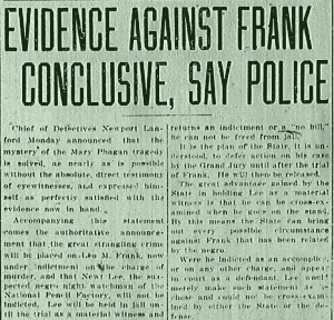 Evidence Against Frank