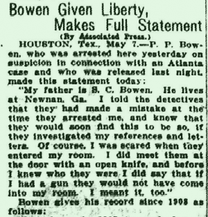 Bowen Given Liberty