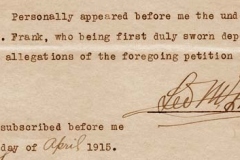 leo-frank-clemency-application-signature