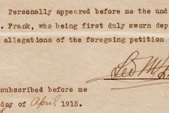 leo-frank-clemency-application-signature